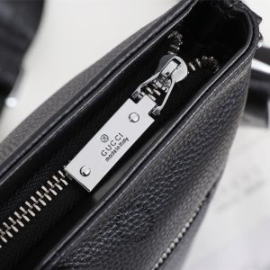 Túi xách Gucci nam da thật màu đen phiên bản cao cấp - Hình ảnh 3