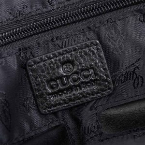 Túi xách Gucci nam da thật màu đen phiên bản cao cấp - Hình ảnh 7