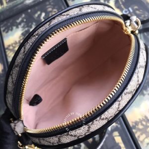 Túi đeo chéo Gucci nữ màu ghi họa tiết Monogram chất lượng cao - Hình ảnh 8