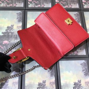 Túi Gucci đầu rồng nữ màu đỏ super fake 1:1 - Click ngay - Ảnh 3