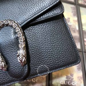 Túi Gucci đầu rồng nữ da thật màu đen cao cấp - Ảnh 9