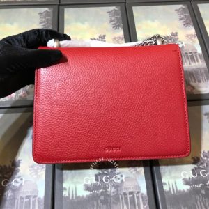 Túi Gucci đầu rồng nữ màu đỏ super fake 1:1 - Click ngay - Ảnh 4