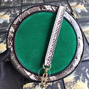 Túi đeo chéo Gucci nữ màu ghi họa tiết Monogram chất lượng cao - Hình ảnh 3