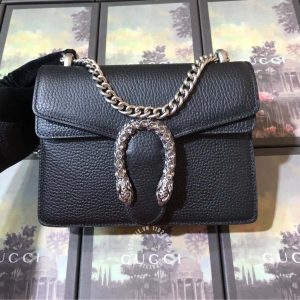 Túi Gucci đầu rồng nữ da thật màu đen cao cấp - Ảnh 3