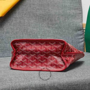 Túi xách nữ Goyard màu đỏ đô hàng hiệu fake loại 1 - Ảnh 3