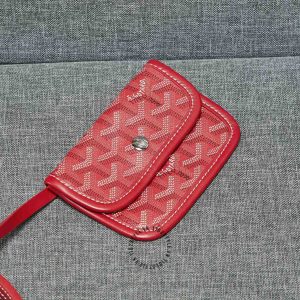 Túi xách nữ Goyard màu đỏ đô hàng hiệu fake loại 1 - Ảnh 4