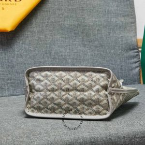 Túi xách nữ Goyard màu ghi hàng hiệu fake loại chuẩn 1:1 - Ảnh 5