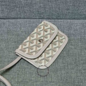 Túi xách nữ Goyard màu ghi hàng hiệu fake loại chuẩn 1:1 - Ảnh 6