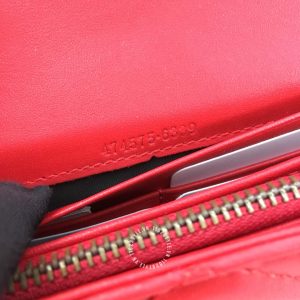 Túi đeo chéo Gucci nữ da thật màu đỏ logo GG hàng hiệu cao cấp - Ảnh 8