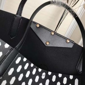 Túi xách Givenchy màu đen hoạ tiết trắng hàng hiệu - Ảnh 7