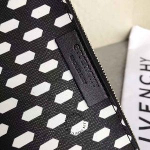 Túi xách Givenchy màu đen hoạ tiết trắng hàng hiệu - Ảnh 6