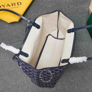Túi xách Goyard màu xanh than super fake 1:1 hàng hiệu Luxury - Ảnh 7