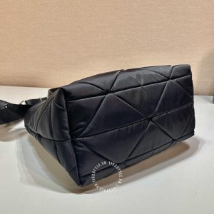 Túi xách hàng hiệu Prada nữ màu đen logo cao cấp - Ảnh 8