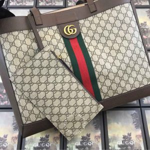 Túi xách Gucci nữ màu ghi họa tiết Monogram hàng hiệu giá tốt - Ảnh 2