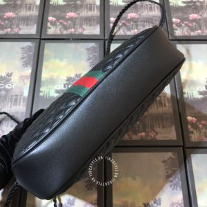 Túi đeo chéo Gucci nữ màu đen logo GG hàng hiệu giá ưu đãi - Hình ảnh 5