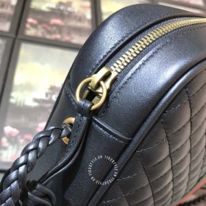 Túi đeo chéo Gucci nữ màu đen logo GG hàng hiệu giá ưu đãi - Hình ảnh 6
