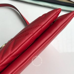 Túi đeo chéo Gucci nữ logo GG màu đỏ hàng hiệu replica 1:1 - Hình ảnh 8