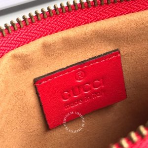 Túi đeo chéo Gucci nữ logo GG màu đỏ hàng hiệu replica 1:1 - Hình ảnh 10
