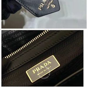 Túi xách Prada nữ phối màu logo tam giác rep 1:1 chính hãng - Ảnh 6