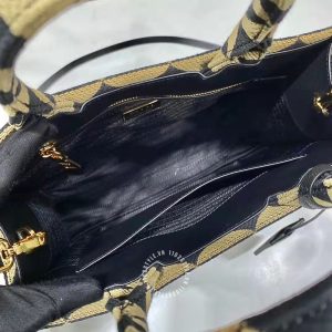 Túi xách Prada nữ phối màu logo tam giác rep 1:1 chính hãng - Ảnh 5