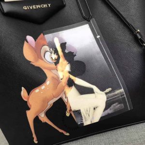 Túi xách Givenchy hàng hiệu cao cấp màu đen hoạ tiết - Ảnh 2