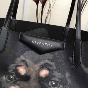 Túi xách Givenchy nữ da thật màu đen hoạ tiết phiên bản cao cấp - Ảnh 4