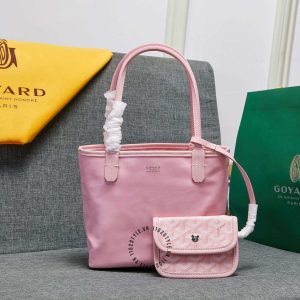 Túi xách nữ Goyard màu hồng trẻ trung super fake 1:1 - Ảnh 2