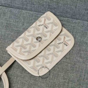 Túi xách Goyard màu be phối hoạ tiết monogram super fake loại 1 - Ảnh 5