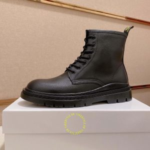 Boot Versace nam da xịn màu đen trơn giá tốt nhất thị trường - Ảnh 2