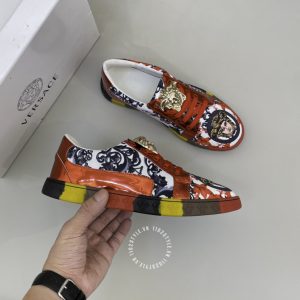 Giày thể thao Versace nam phối màu họa tiết nổi bật - Hình ảnh 3