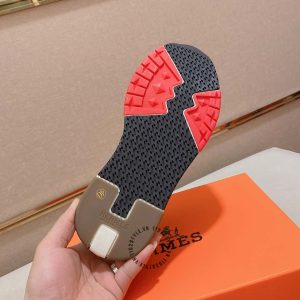 Giày thể thao hàng hiệu Hermes màu đen da xịn phiên bản cao cấp - Hình ảnh 8