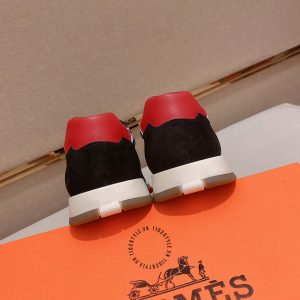 Giày thể thao hàng hiệu Hermes màu đen da xịn phiên bản cao cấp - Hình ảnh 7