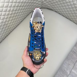 Sneaker Boot Versace nam màu xanh hàng hiệu giá ưu đãi nhất - Ảnh 4