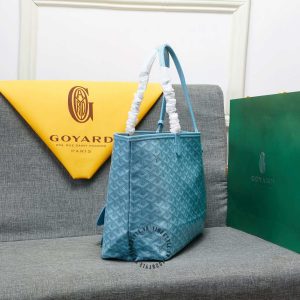 Túi xách nữ Goyard màu xanh hàng hiệu cao cấp Luxury - Ảnh 4