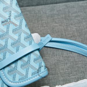 Túi xách nữ Goyard màu xanh hàng hiệu cao cấp Luxury - Ảnh 6