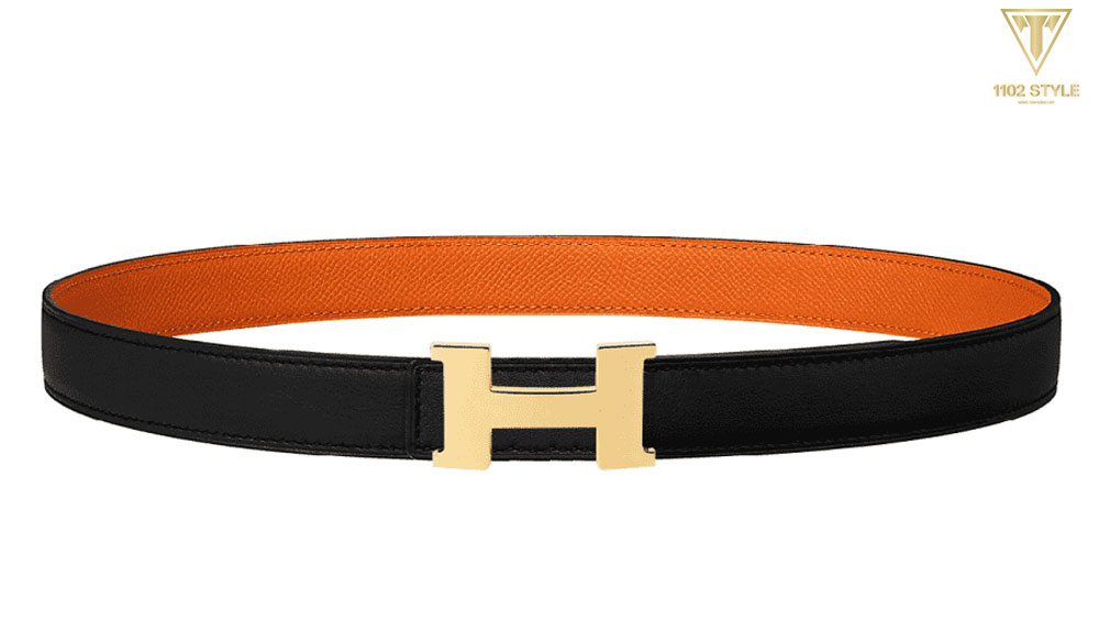 Belt Hermes nữ bản nhỏ size 24mm da đà điểu bền bỉ