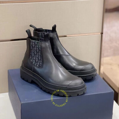 Giày chelsea boot dior nam cao cấp