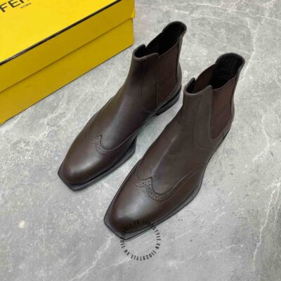 Giày chelsea boot Fendi nam