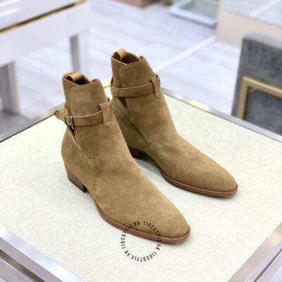 Giày chelsea boot ysl nam
