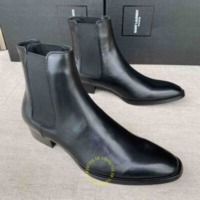 Giày chelsea boot ysl nam