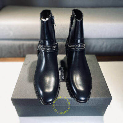 Giày chelsea boot ysl nam cao cấp