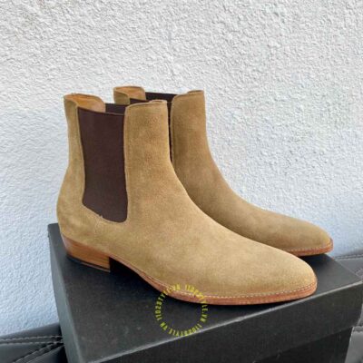 Giày chelsea boot ysl nam cao cấp