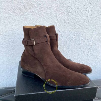 Giày chelsea boot ysl nam cao cấp
