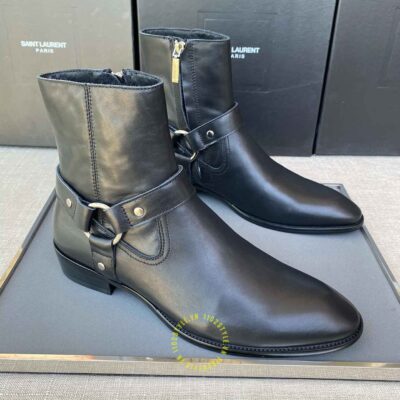Giày chelsea boot ysl nam cao cấp