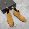Giày chelsea boot ysl nam hàng hiệu luxury