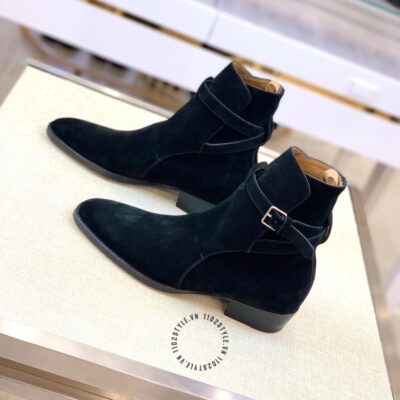 Giày chelsea boot ysl nam like authentic