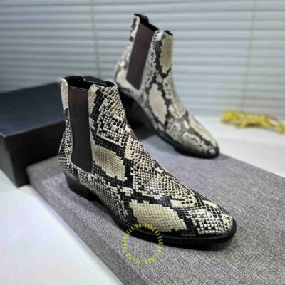 Giày chelsea boot ysl nam replica