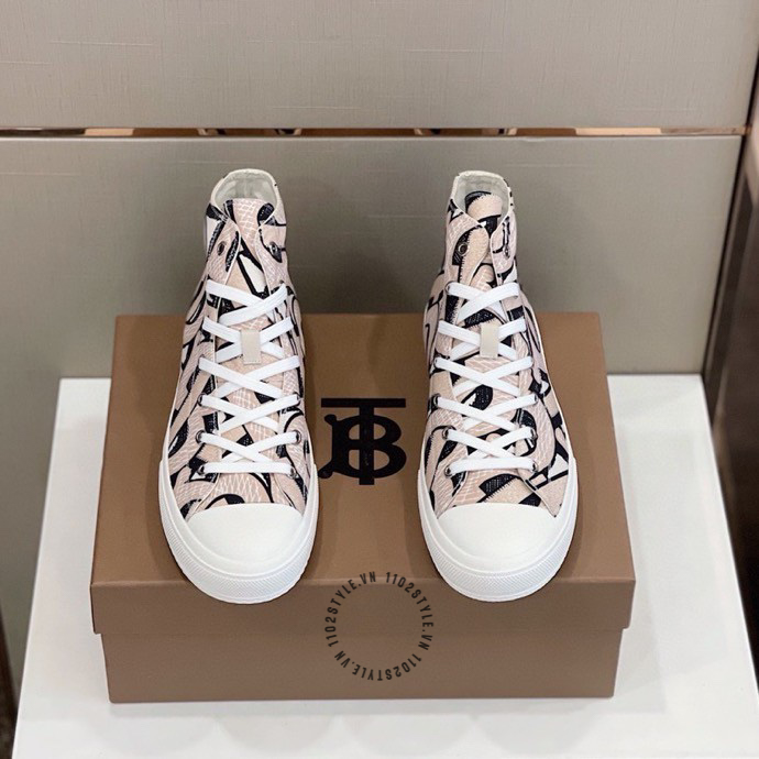 Giày thể thao cổ cao Burberry nam
