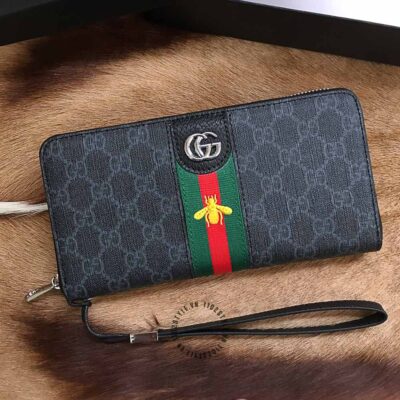 Giới thiệu chung về mẫu bóp Gucci nam con ong màu xanh đen