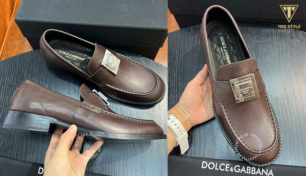 Chất lượng tuyệt vời của những chiếc giày lười Dolce & Gabbana, giày lười dolce đỏ